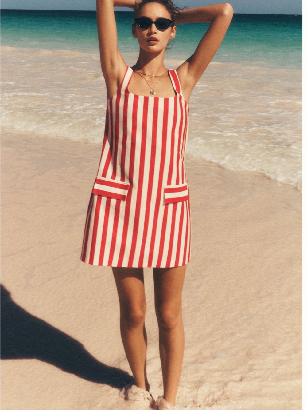 MAEVE ANTHROPOLOGIE SQUARE NECK SHIFT DRESS SIZE XSP NWT